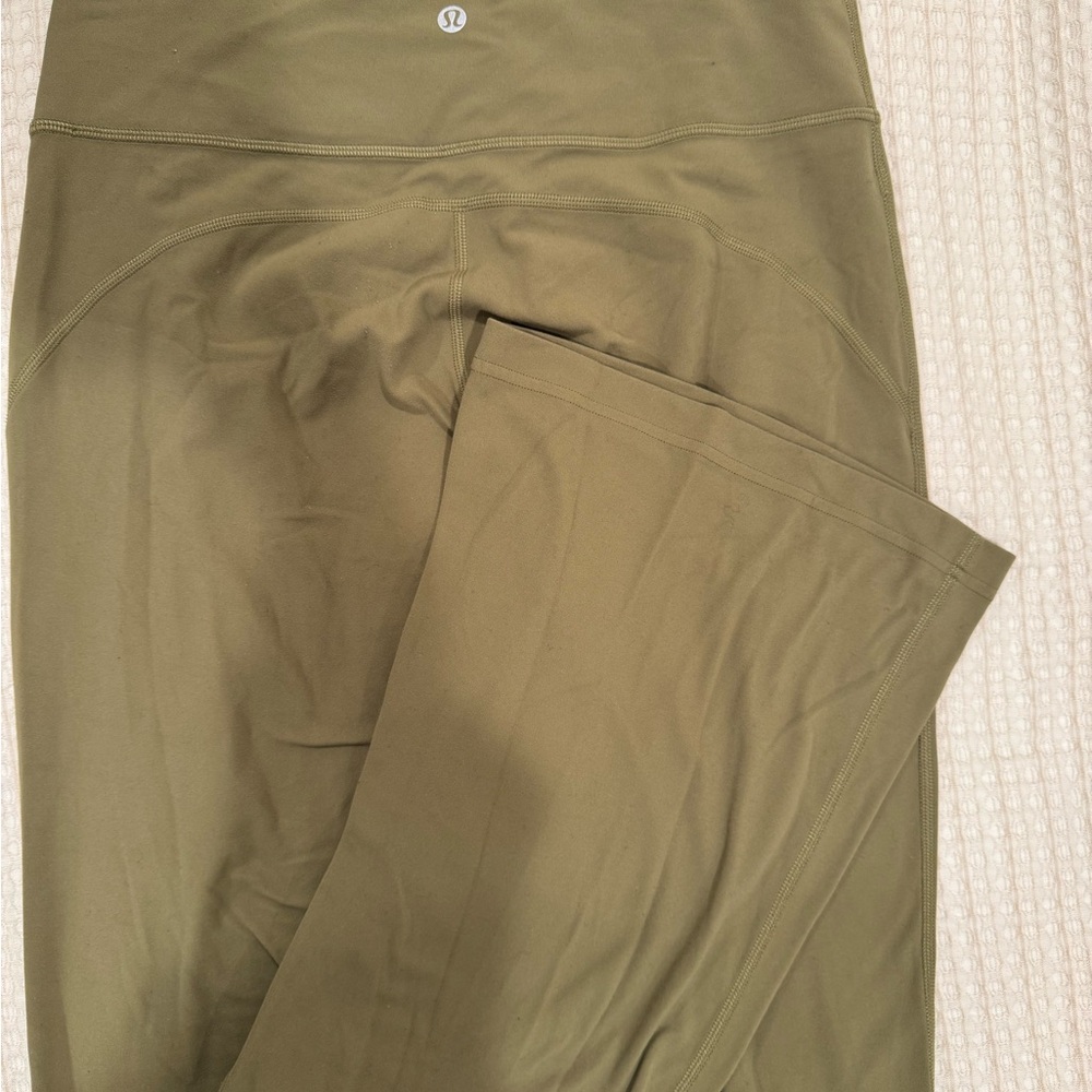 lululemon athletica Olive Green High-Rise Leggings